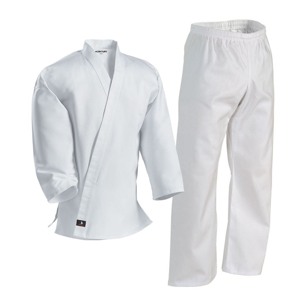 ProForce 7 oz TKD Student Uniform Black Collar V-Neck Taekwondo Karate Gi Pants