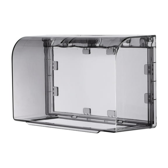 Uxcell 8.27 x 4.72 x 3.15 Inch Outlet Cover Box, Transparent Black