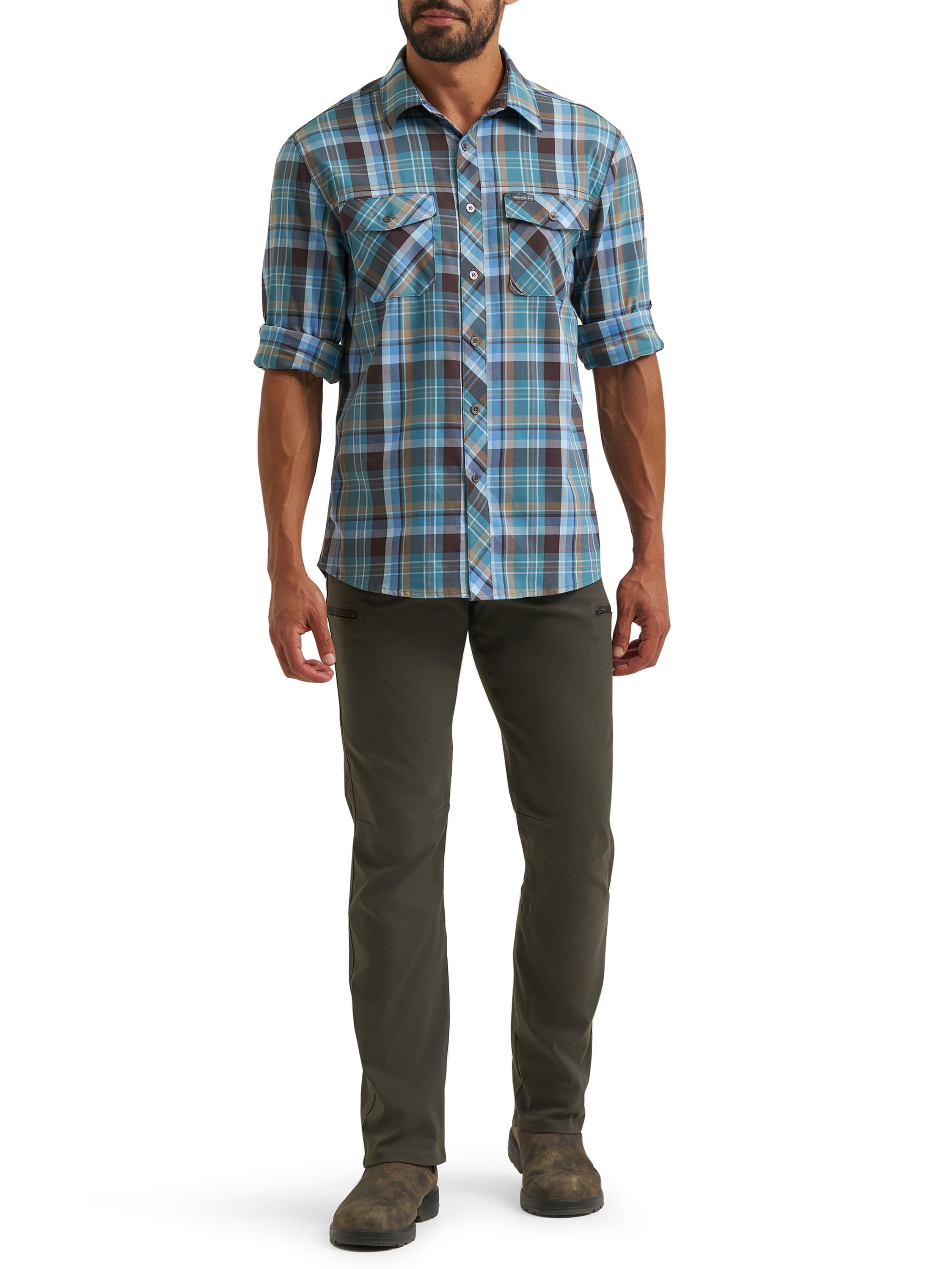 Wrangler ® Men’s Outdoor All Terrain Cargo Pant with UPF 50+ Protection 34x34 - 50x30
