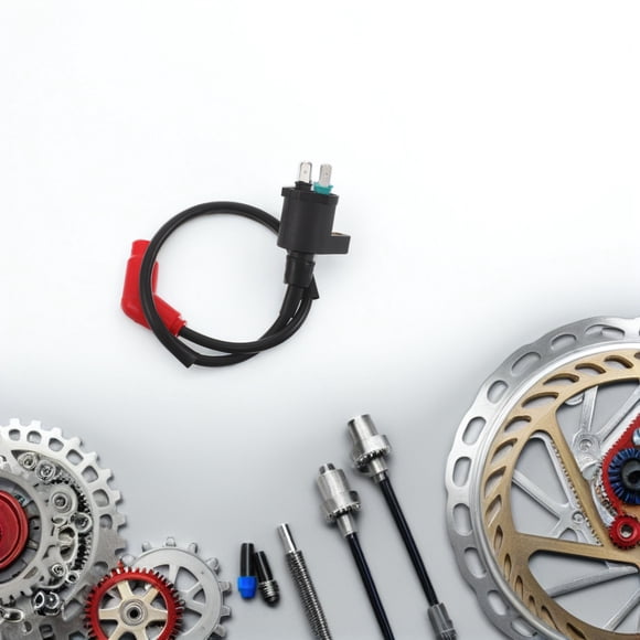 BRIGHTFUFU Bobina De Encendido Para Motocicletas Con Aislamiento Térmico Y Arnés De Fácil Instalación