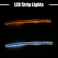 thumbnail image 3 of 2pcs 45cm 17.7inch Car LED Headlight Strip for Daytime Running Lights Sequential Switchback LED Strip Yellow and Red, 3 of 6