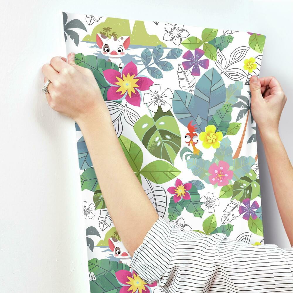 Disney Moana Jungle Peel and Stick Wallpaper