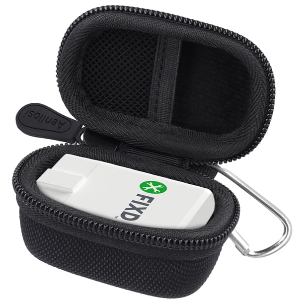 Estuche rígido de almacenamiento para monitor de salud automotriz FIXD Bluetooth OBD-II