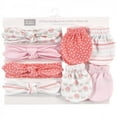 thumbnail image 2 of Hudson Baby Infant Girl Cotton Headband and Scratch Mitten Set, Cupcake, 0-6 Months, 2 of 6
