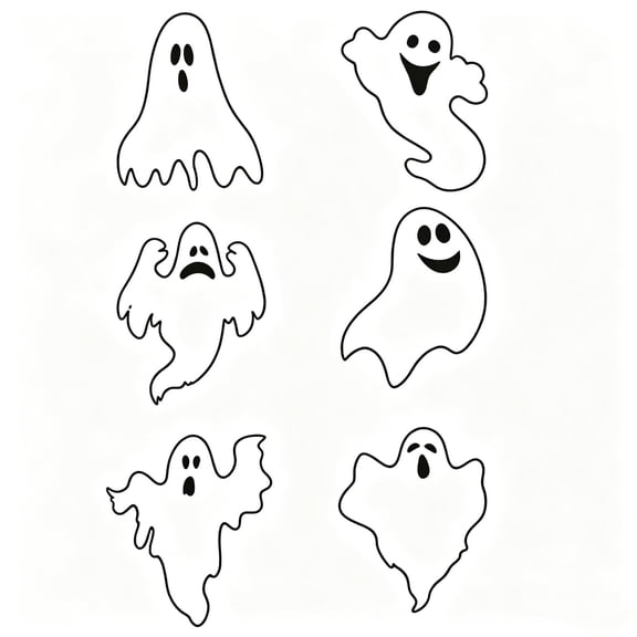 Ghost Yard Sign Halloween Signs Outdoor Garden Trick for Patio