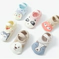 thumbnail image 4 of TELOLY 4Pairs Toddler Socks,Suitable for Many Occasions Toddler Socks 2T-3T,Sole Anti-Slip Texture Baby Socks,Style3, 4 of 4