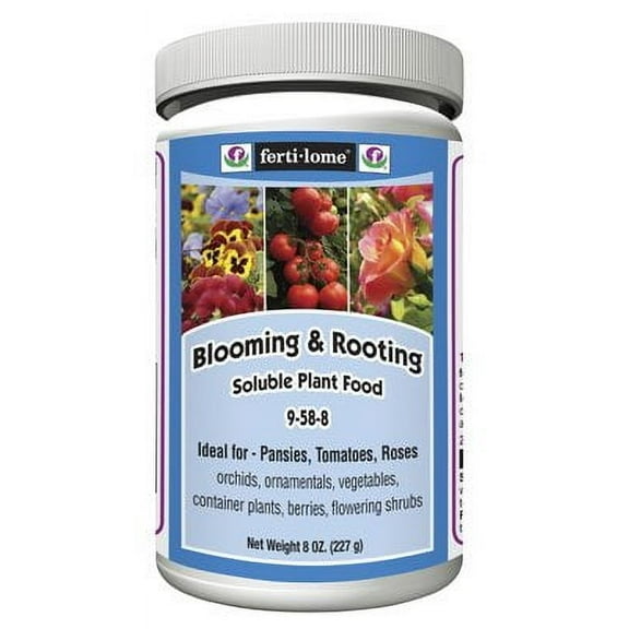 Fertilome (11778) Blooming & Rooting Soluble Plant Food 9-58-8 (8 oz)