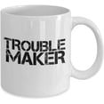 thumbnail image 2 of Trouble Maker Coffee Mug for Son Daughter Brother Coworker, 2 of 2