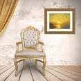 thumbnail image 3 of Adamov, Alexey 14x12 Gold Ornate Wood Framed with Double Matting Museum Art Print Titled - Sunset over the Mountains by the Sea, 3 of 4
