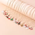 thumbnail image 3 of Collares de Navidad esmaltados para mujeres, hombres y niños, colgante de campana de muñeco de nieve, calcetín de árbol de Papá Noel, regalos de joyería de Feliz Año Nuevo, nuevo, 3 of 4