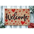 thumbnail image 2 of Welcome Heart Cute Valentine's Day Doormat Premium Coir, 2 of 2