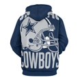 thumbnail image 3 of Football Cowboys Men's Women New Sweatshirt Hoodie Men's Plus Size Sweatshirt Hooded Sweatshirt 3d Printed Street Men's Cloth, 3 of 6