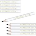 thumbnail image 3 of 50 Pieces White Half Pencils Happily Ever After Pencils with Eraser White Pocket Pencils Mini Golf Pencils Hexagonal Pre-Sharpened Pencils for Kids Students Children, 3.4 Inch, 3 of 7