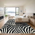 thumbnail image 3 of ODIKA 6' x 9' Machine Washable Non-Slip Area Rug, graphic striped High Traffic Rug, Black, 977212, 3 of 7