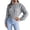 Gray, variant on Womens Fall Fashion 2022! QLEICOM Sweaters for Women, Women Fashion Casual Long Sleeve Hollow Out Base Knitted Sweater On Clearance