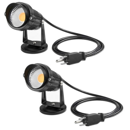 

2 Pack 3W 85-265V COB Garden Lawn Light IP65 Waterproof for Patio Garden Yard House Driveway