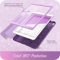 thumbnail image 3 of i-Blason Cosmo Case for iPad Air 3 Case 10.5" 2019 (3rd Gen) / iPad Pro 10.5 Case 2017, [Built-in Screen Protector] Trifold Stand Protective Case Cover with Pencil Holder and Auto Sleep/Wake (Ameth), 3 of 6