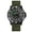 Green, variant on Men's Military Watch: Luminous Hands 24-Hour Large Numeral Dial Nylon Sport Strap - Gift