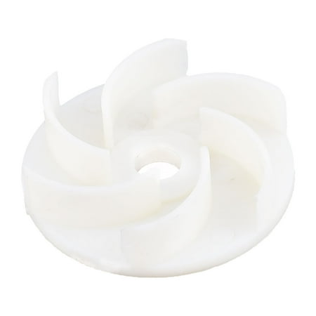 Vane Compressor - Plastic Air Compressor Part 6-Vanes Impeller Motor Fan Vane Wheel Beige