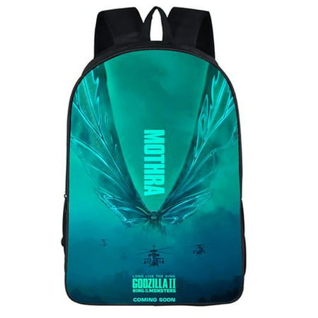 Fancyleo Godzilla: King of the Monsters Schoolbag Backpack Neutral Junior Backpack Shoulder Bag College Student Travel Laptop