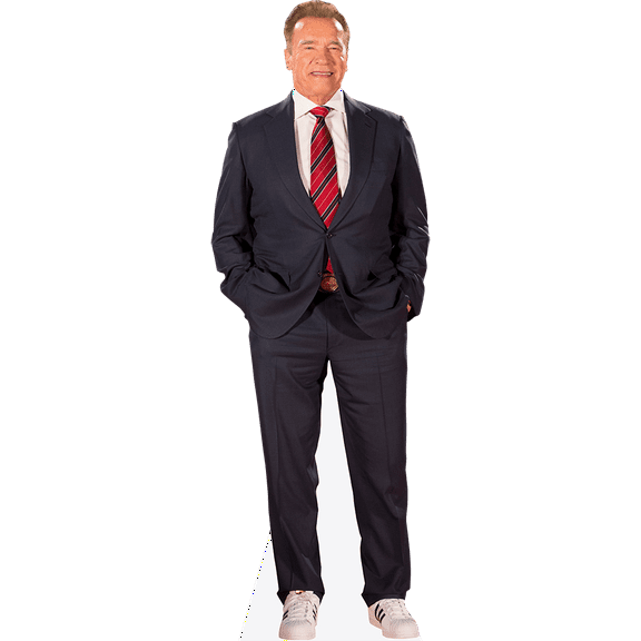Arnold Schwarzenegger (Tie) Lifesize Cardboard Cutout Standee
