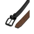 thumbnail image 3 of Genuine Dickies Men's Two-in-One Reversible Black to Brown Casual Stretch Belt, 3 of 8
