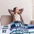 thumbnail image 4 of Gifts for Wife Birthday Wedding Anniversary Romantic Gifts Ideas from Husband, Valentines Mothers Day for her Women Wife Ultra Soft Blanket for Bedding Sofa Office Travel, 4 of 5