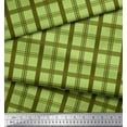 thumbnail image 3 of Soimoi Poly Georgette Fabric Check Check Printed Fabric 1 Yard 42 Inch Wide, 3 of 3