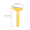 thumbnail image 2 of Unique Bargains Cleaning Scrapper with Package Stainless Steel, Plastic 7.8 inch Length 4 inch Wide Yellow, 2 of 3