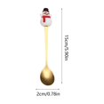 thumbnail image 3 of Xihbxyly Ofertas Relámpago de Hoy Prime Por Hora Cuchara de Acero Inoxidable Vajilla Navideña Creativa Cuchara de Café Cuchara de Postre Juego de Caja de Regalo, 3 of 6