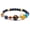Blue Sandstone(Stretch), variant on Women Solar System Bracelet Universe Galaxy The Eight Planets Guardian Star Natural Stone Beads Bracelet Bangle Gifts