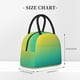 thumbnail image 2 of Balery Teal To Yellow Gradient Bolsa de Almuerzo para Mujeres, Caja de Almuerzo, Bolsa de Almuerzo Pequeña Impermeable, Tote de Almuerzo Reutilizable con Gran Capacidad, 2 of 6