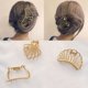 thumbnail image 4 of 7 pinzas para el pelo, clips y pasadores, accesorios de belleza dorados y bonitos para mujeres y niñas, 4 of 7