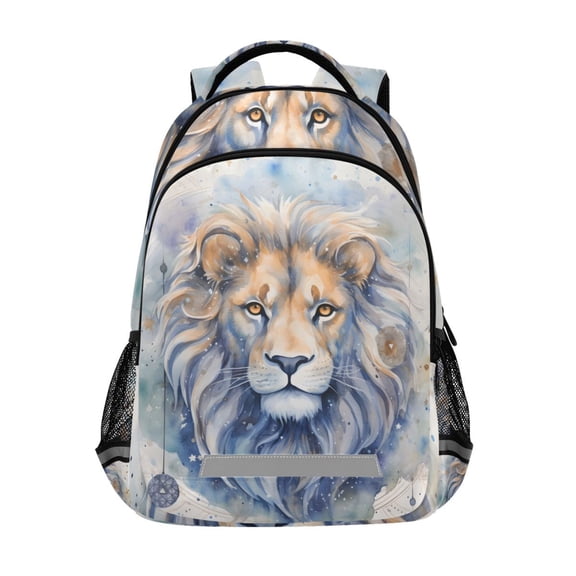 ALAZA Lion Boho Kids Backpack Elementary School Bag Children Bookbag Travel Rucksack