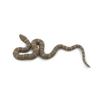 Water Snake, Hand Painted, Educational, Rubber Snake, Realistic Figure, Lifelike Model, Figurine, Replica, Gift, 2 1/2" SF19 B31