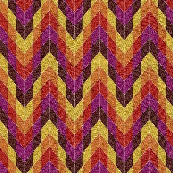 Ahgly Company Machine Washable Indoor Square Transitional Orange Area Rugs, 3' Square