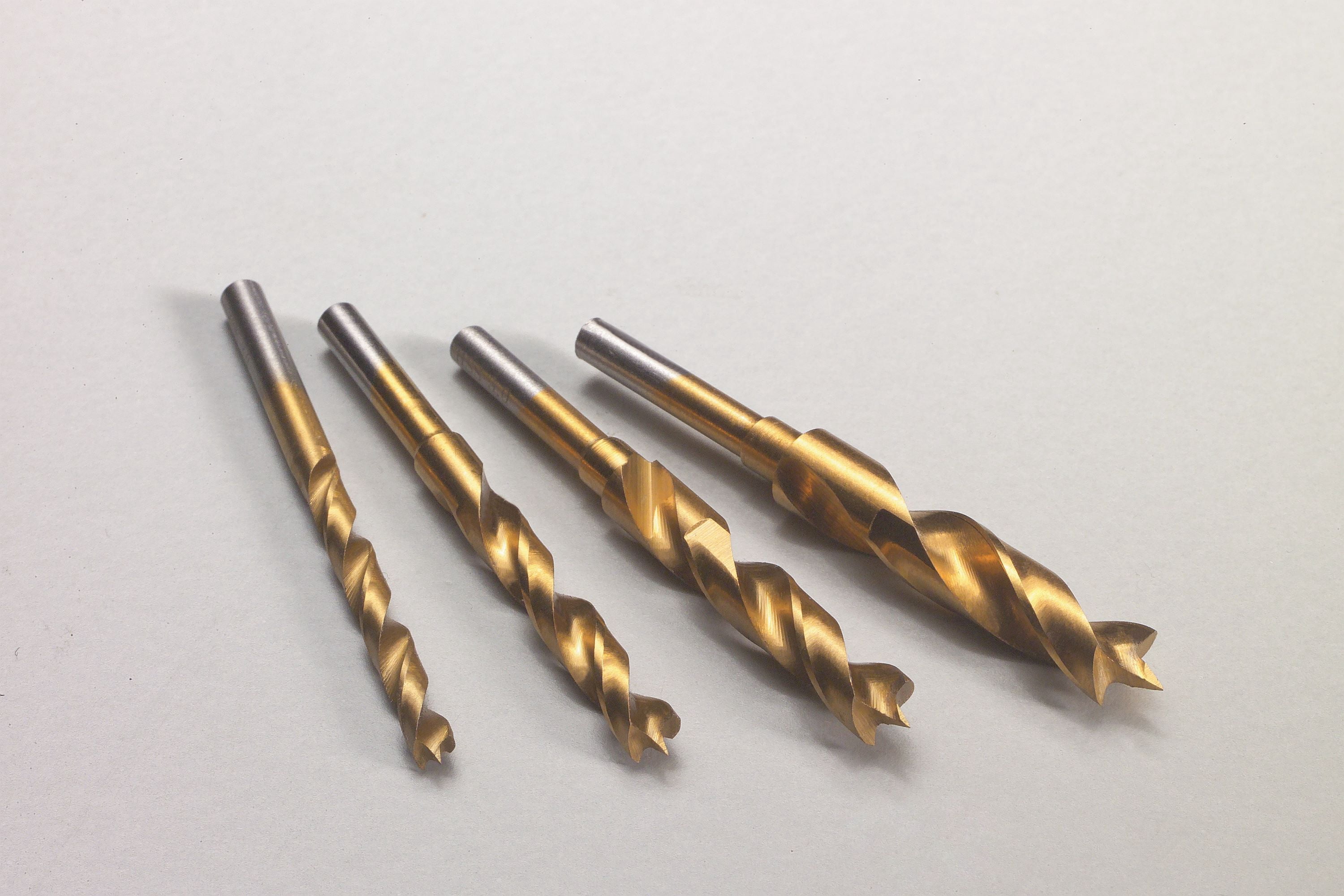 Dremel 631 High Speed Titanium Coated Brad Point Drill Bit Set, 4 pieces, Wood Drilling
