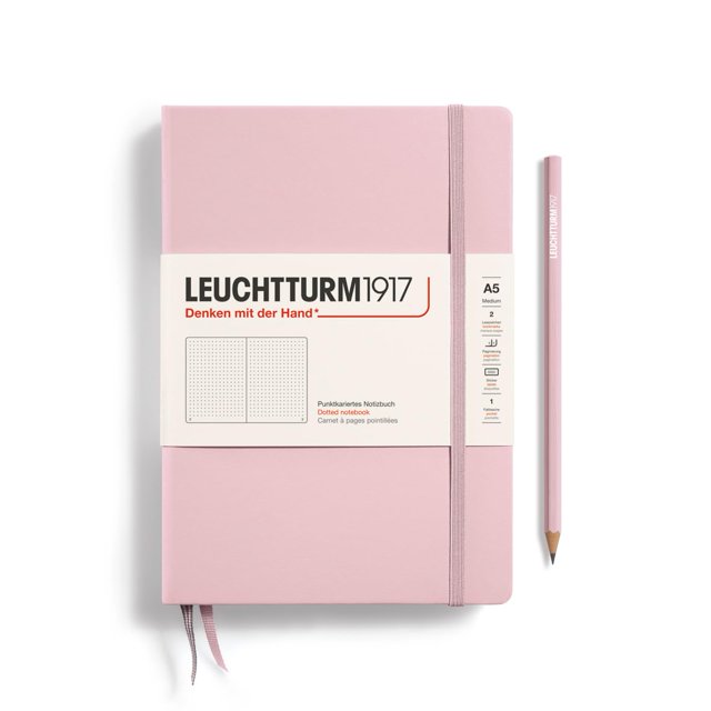 Cuaderno LEUCHTTURM1917, tapa dura, tamaño mediano, A5, 251 páginas