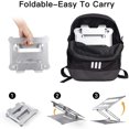 thumbnail image 4 of Shisuyan Foldable Laptop Computer Stand Height-adjustable Notebook PC Holder Portable Laptop Support (Silver), 4 of 8