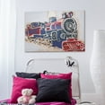 thumbnail image 3 of Marmont Hill "Vintage Train" by Reesa Qualia Painting Print on Wrapped Canvas, 3 of 5