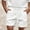 A490 White, variant on Xdegoge Casual Lounge Shorts for Men Waffle Knit Textured Shorts with Pockets Elastic Waist Drawstring Summer Beach Shorts Comfortable Lightweight Sleep Shorts for Daily Wear