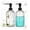 Clear-black Pump-2p, variant on 18 Oz Glass Soap Dispenser with Rustproof Stainless Steel Pump, Reusable Vertical Strip Hand Soap Dispenser, Premium Refillable Liquid Soap Dispenser for Kitchen and Bathroom