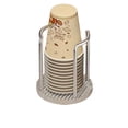 thumbnail image 2 of Silver Acrylic Disposable Paper Cup Organizer - Inverted Stacking Design for Space-Saving Storage, Suitable for Kitchen, Office, Café & Restaurant Use, Keeps Cups Accessible & Countertops Tidy - 1, 2 of 7