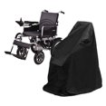 thumbnail image 1 of Funda protectora para silla de ruedas eléctrica, funda de almacenamiento impermeable para silla de ruedas manual, funda impermeable para lluvia y polvo para exteriores 100x75x100cm (negro), 1 of 4