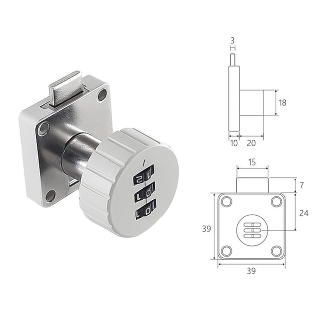 Password Locking Hasp Staple Padlock Garage Lock Cupboard Shed Mailbox Furniture Cabinet Drawer Lock With Keys Cam Code Lock