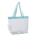 thumbnail image 2 of PPgejGEK Mint Green Transparent Nylon Mesh Cat Carrier Bag, 26.3x12.6x7 Inches Foldable Breathable Pet Tote with Legs Out Design for Outdoor Walking Travel, 2 of 6