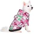 thumbnail image 2 of Fotbe Flamingo Sudadera con Estampado para Perros Pequeños – Suéter con Capucha para Mascotas, Tela Suave de Forro Polar con Bolsillo-XX-Large, 2 of 7