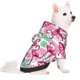 thumbnail image 2 of Fotbe Flamingo Sudadera con Estampado para Perros Pequeños – Suéter con Capucha para Mascotas, Tela Suave de Forro Polar con Bolsillo-Large, 2 of 7