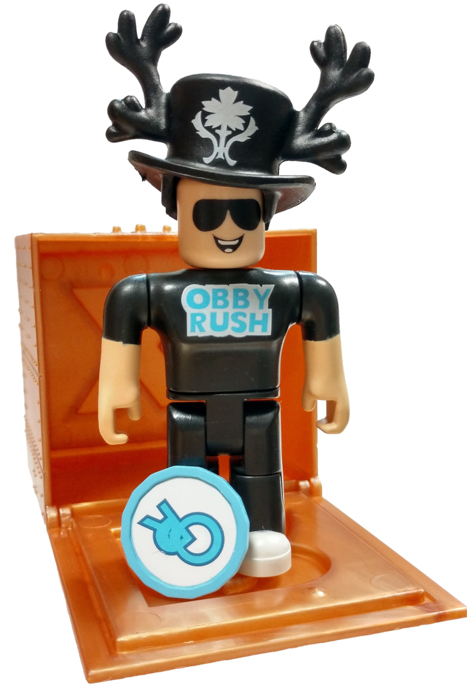 Roblox Series 8 Obby Rusher Mini Figure With Cube And Online Code No Packaging Walmart Com Walmart Com - roblox school obby code