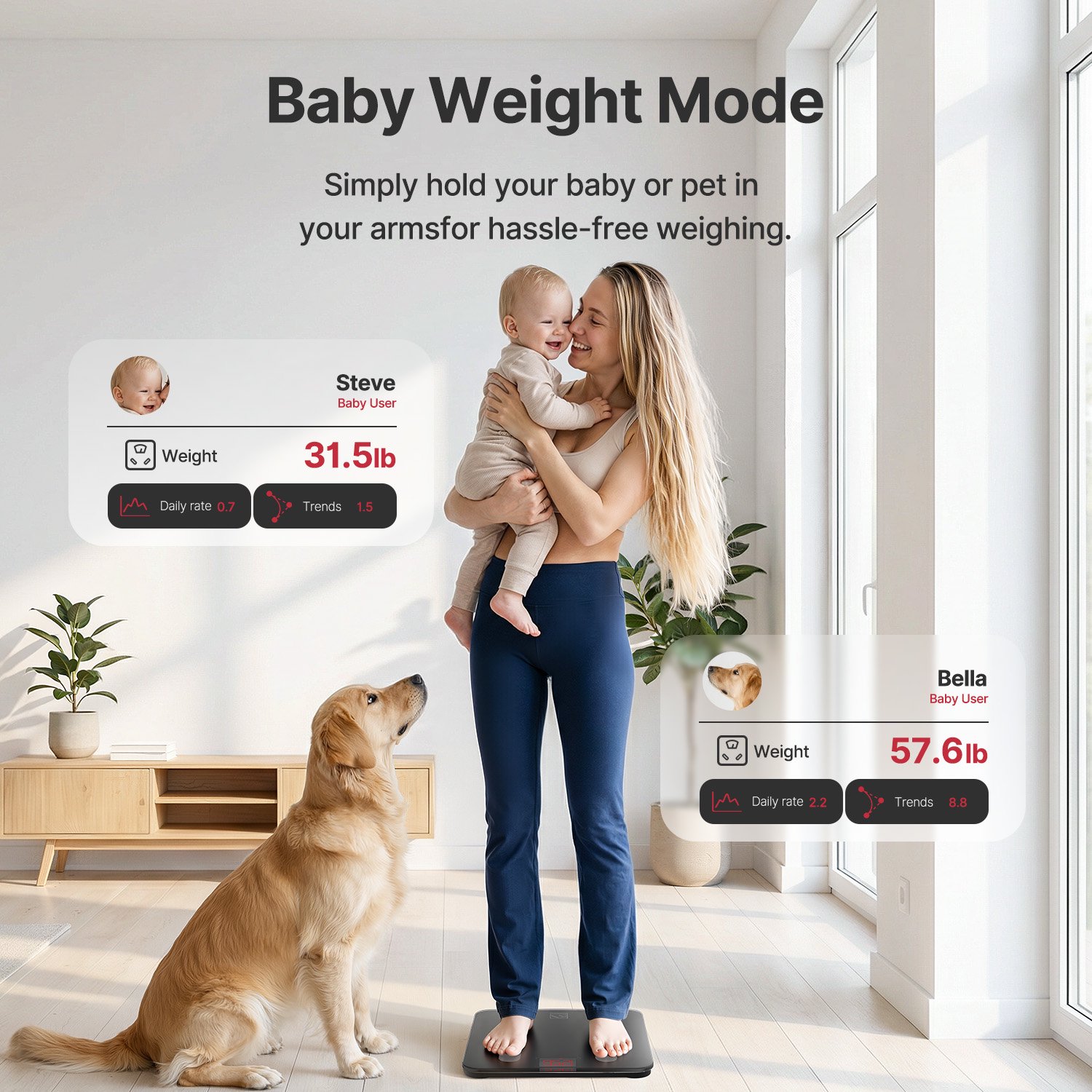 FITINDEX Bluetooth Body Fat Scale Black photo 4